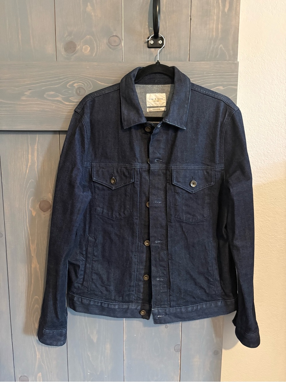 rag & bone Definitive Dark Indigo Denim Jacket